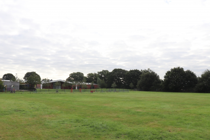 Gun Hill rec Gun Hill rec from the road