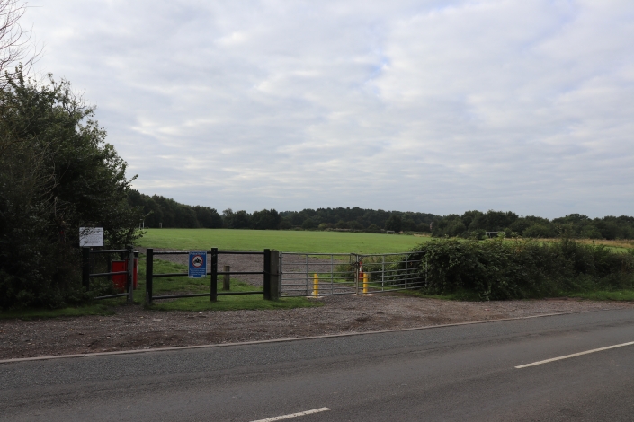 Hill Top Football Pitches Hill Top Football Pitches from the road