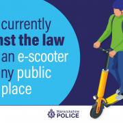 wp e scooter with message